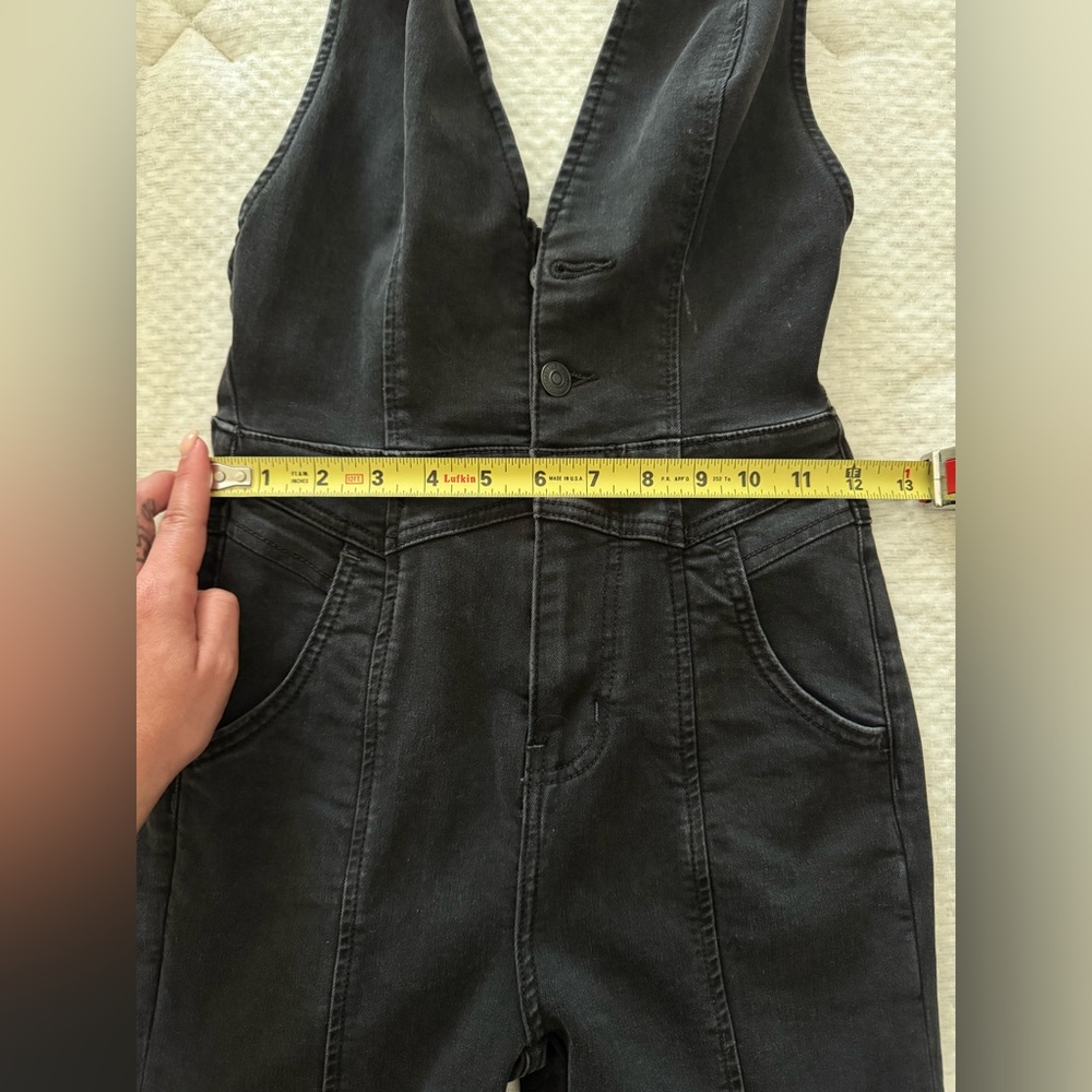 We The Free Charcoal Denim jumpsuit - Picture 9 of 10
